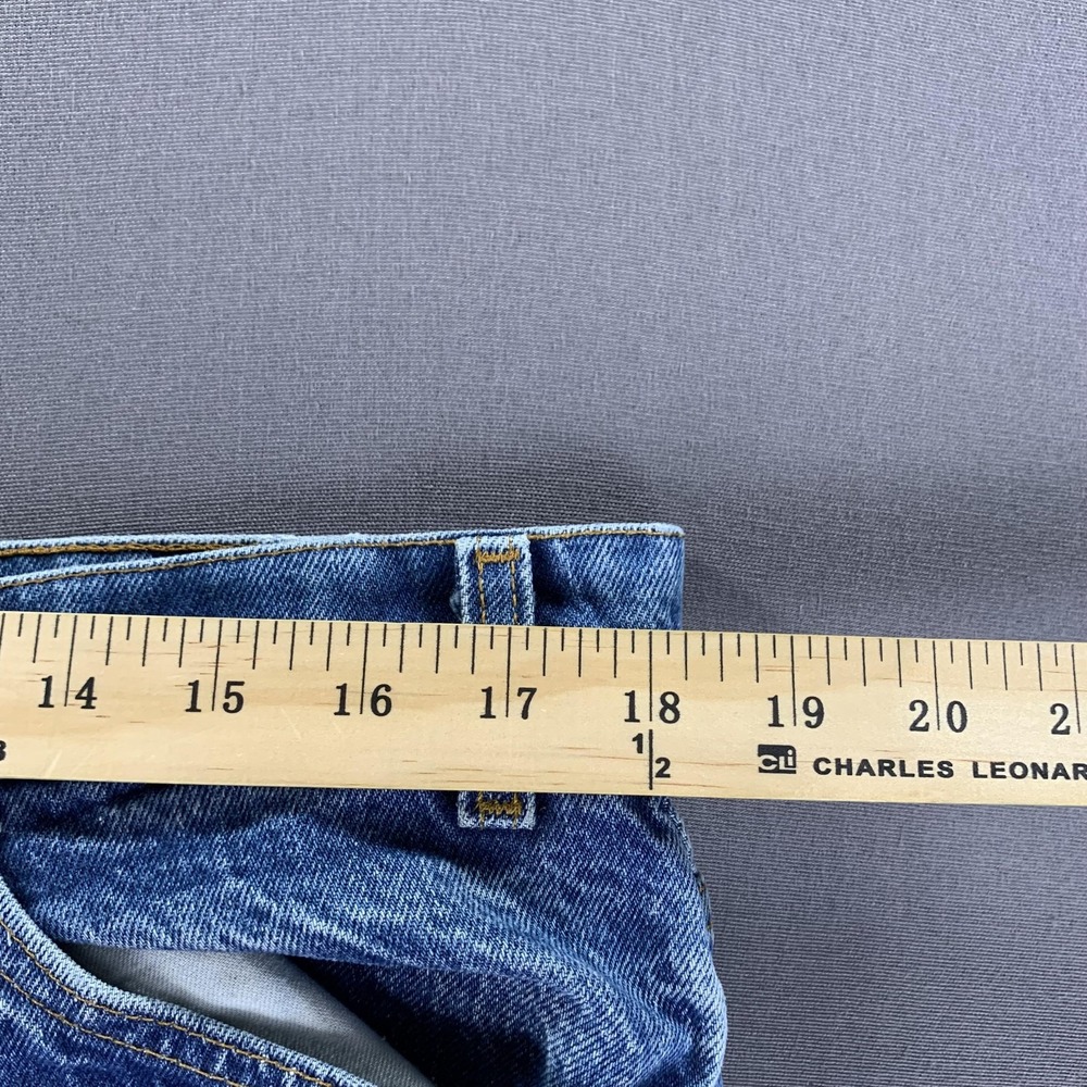 VTG Levis 40559 Jeans Mens 38x30 (Fits 36x29) Blue Straight Denim Orange Tab 80s - Picture 12 of 16